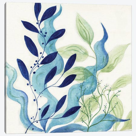 Blue Coral I Canvas Print #TAV130} by Tava Studios Canvas Print