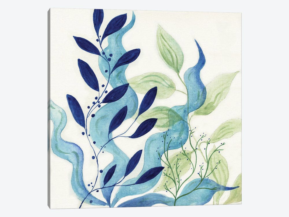 Blue Coral I by Tava Studios 1-piece Canvas Art Print