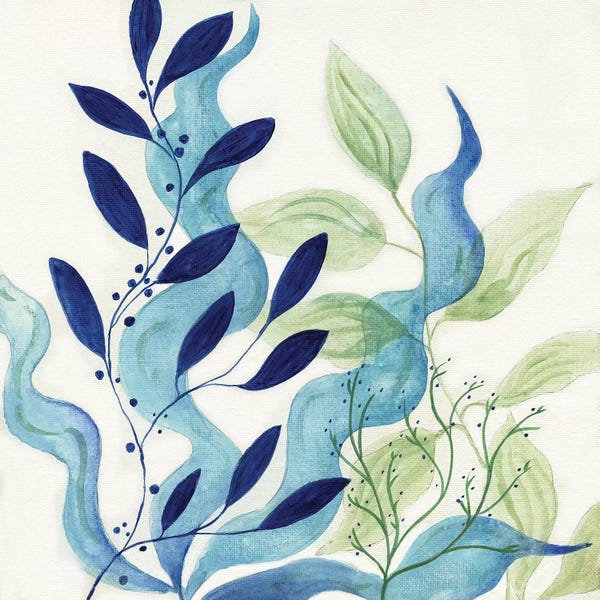 Kids Ocean Life Art: Blue Coral I by Tava Studios