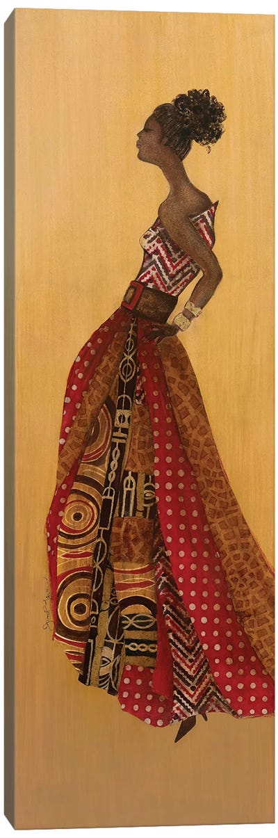 Ebony Style II Canvas Art Print - African Heritage Art