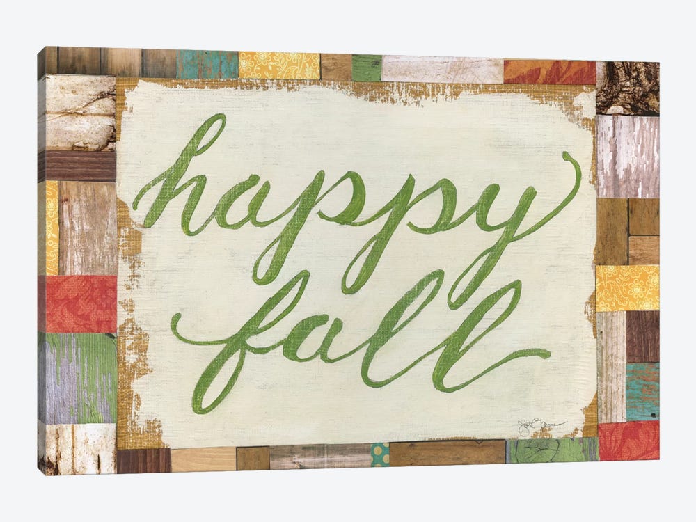 Happy Fall by Tava Studios 1-piece Canvas Art Print