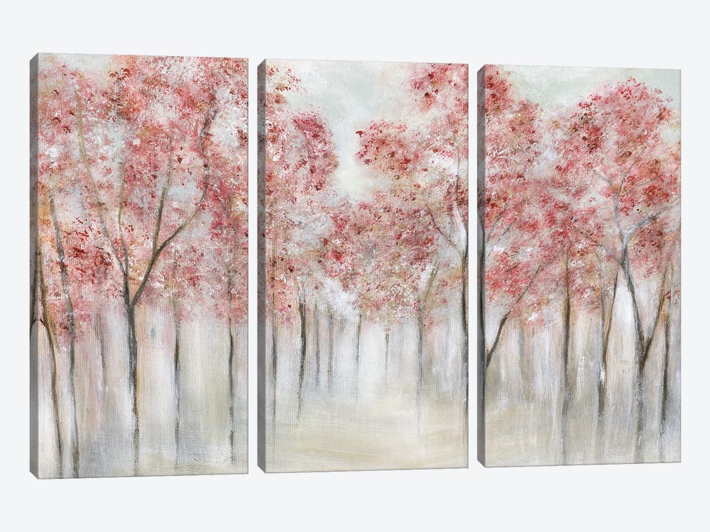 Blushing Spring by Tava Studios 3-piece Canvas Print