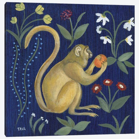 Venezia Monkey Garden I Canvas Print #TAV188} by Tava Studios Canvas Artwork