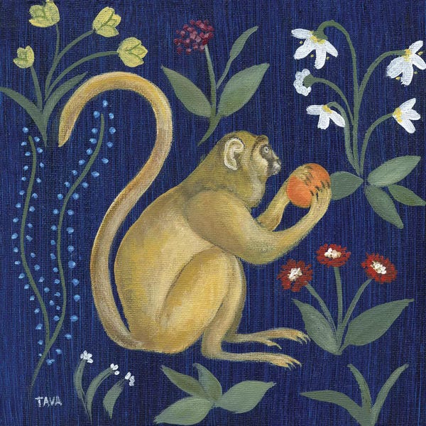 Primates: Venezia Monkey Garden I by Tava Studios