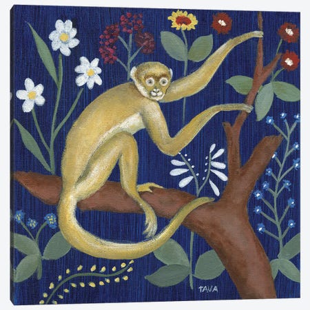 Venezia Monkey Garden II Canvas Print #TAV189} by Tava Studios Canvas Wall Art