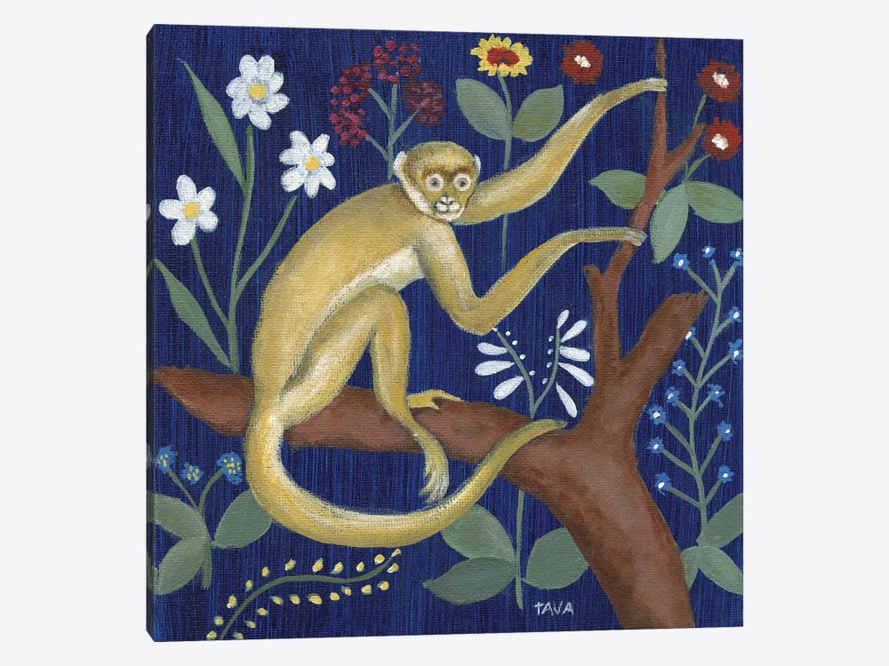 Venezia Monkey Garden II by Tava Studios 1-piece Canvas Art Print