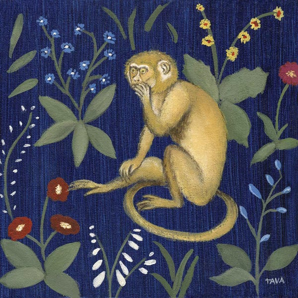Primates: Venezia Monkey Garden III by Tava Studios