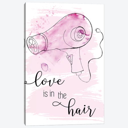 Love Is In The Hair Canvas Print #TAV223} by Tava Studios Canvas Art Print