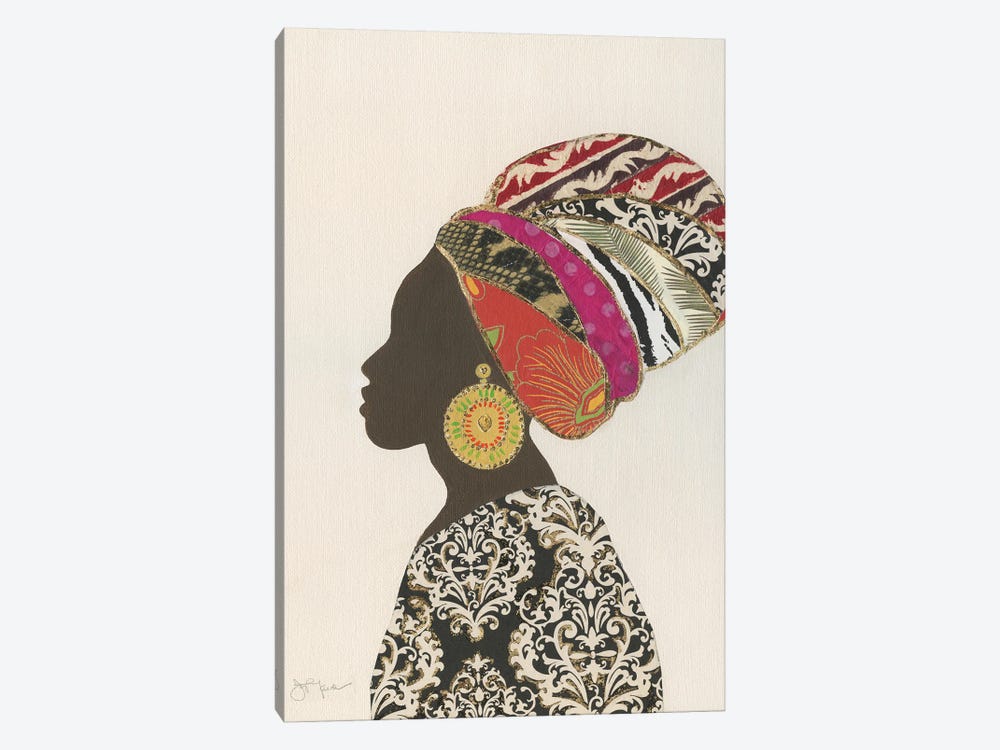 African Silhouette Woman II by Tava Studios 1-piece Canvas Artwork