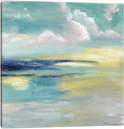 Ocean View Canvas Art Print - Coastal & Ocean Abstract Art
