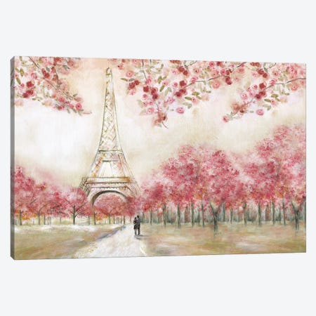 Spring In Paris Canvas Print #TAV277} by Tava Studios Art Print