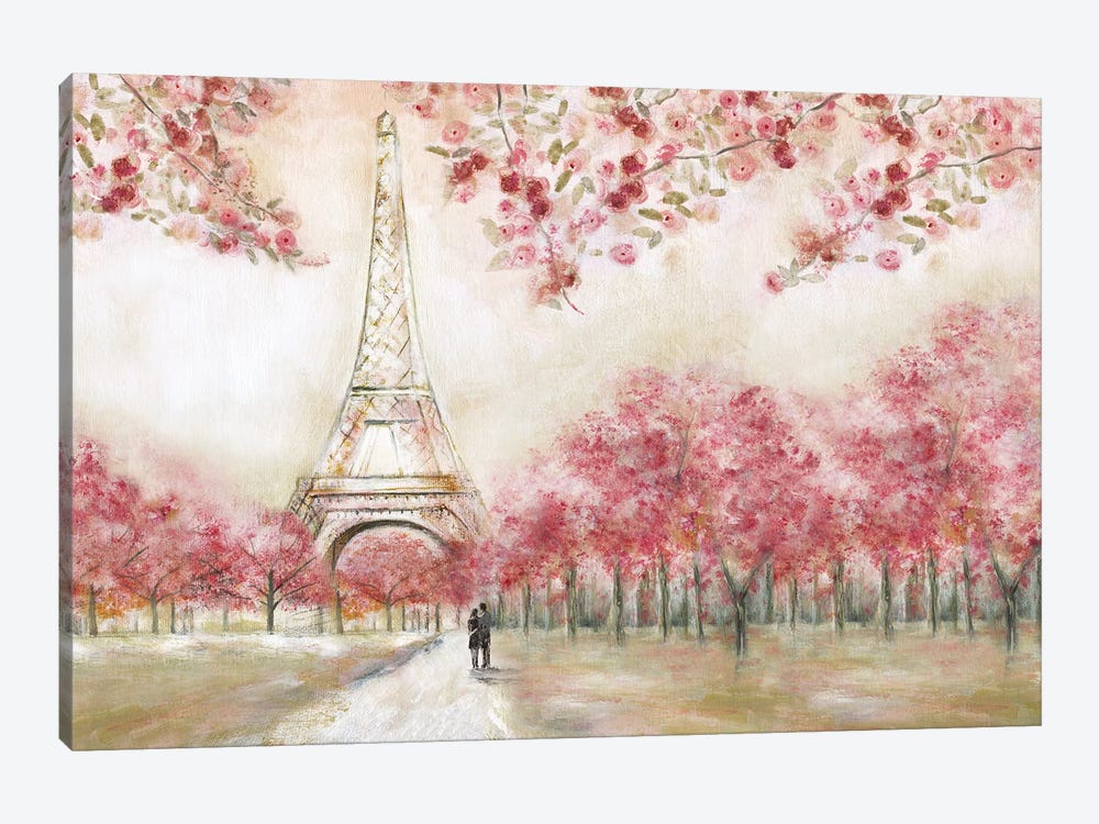 Spring In Paris by Tava Studios 1-piece Canvas Art