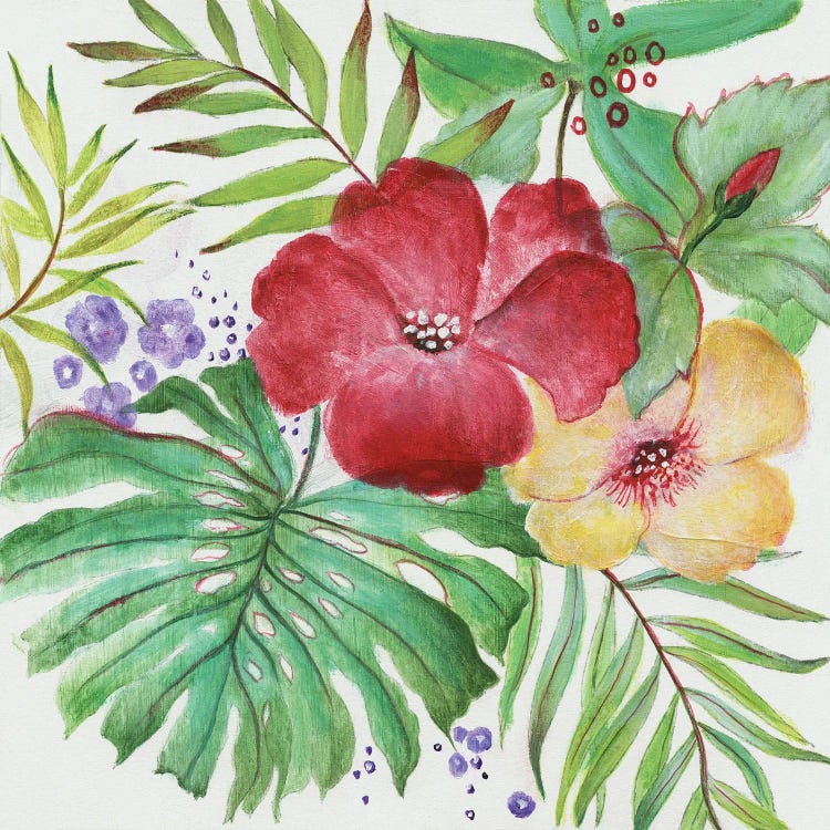 Tropical Blooms by Tava Studios wall art