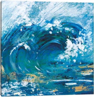 Big Surf II Canvas Art Print - Summer Art