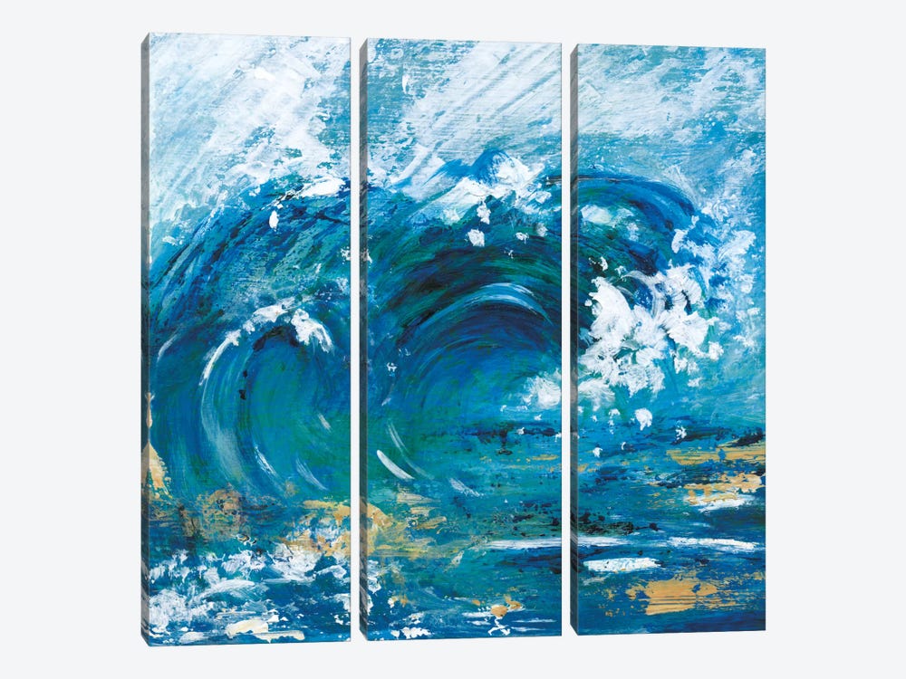 Big Surf II by Tava Studios 3-piece Canvas Art