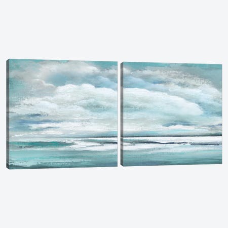 Billowing Clouds Diptych Canvas Print Set #TAV2HSET006} by Tava Studios Canvas Art