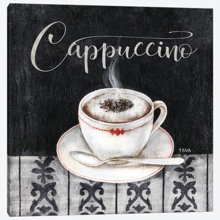 Speciality Cappuccino Canvas Print #TAV303} by Tava Studios Canvas Wall Art