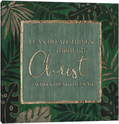 Christ Strengthens Canvas Art Print - Tava Studios