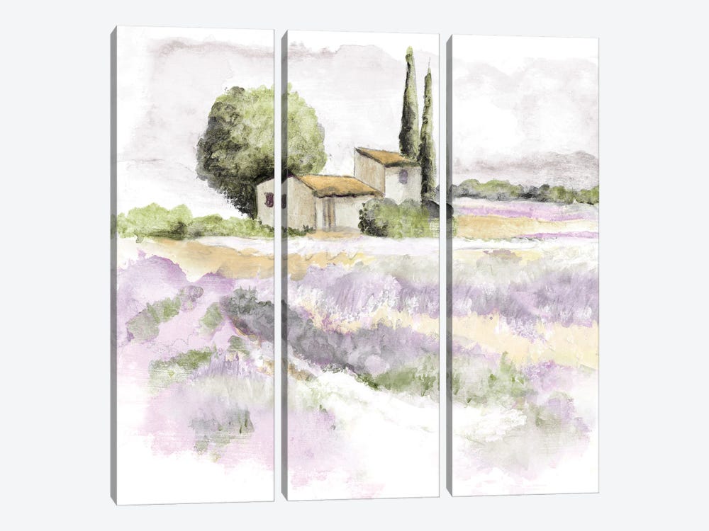 Elegant Lavender III by Tava Studios 3-piece Canvas Art Print
