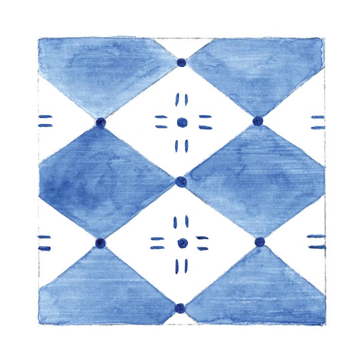 Blue Wash Tile IV