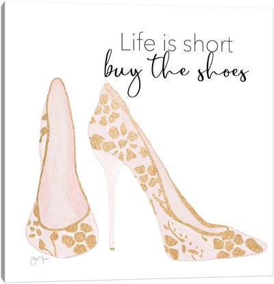Buy the Shoes Canvas Art Print