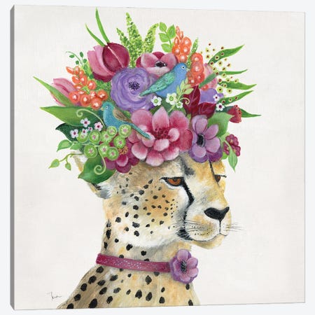 Royale Cheetah Canvas Print #TAV339} by Tava Studios Canvas Print