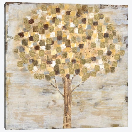 Golden Tree Canvas Print #TAV33} by Tava Studios Art Print