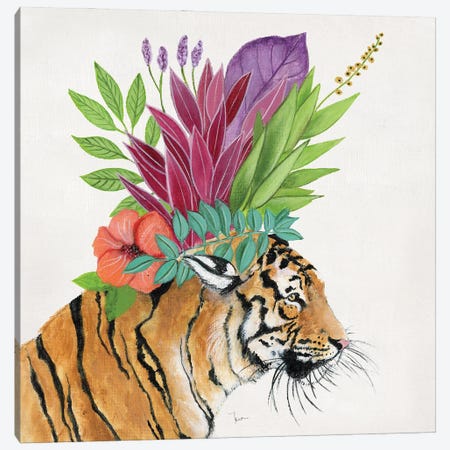Royale Tiger Canvas Print #TAV341} by Tava Studios Canvas Art