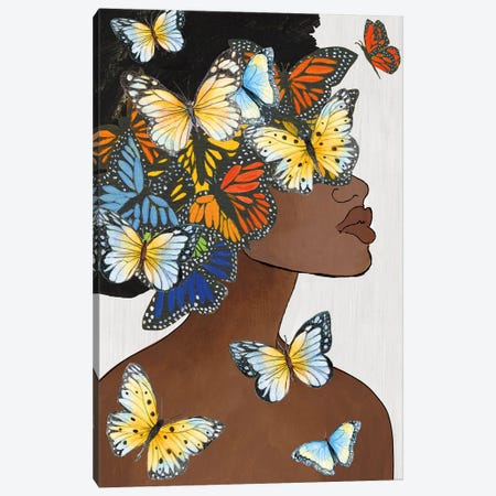 Butterfly Way Canvas Print #TAV350} by Tava Studios Art Print