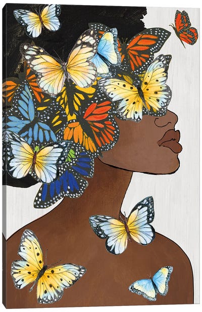 Butterfly Way Canvas Art Print - Tava Studios