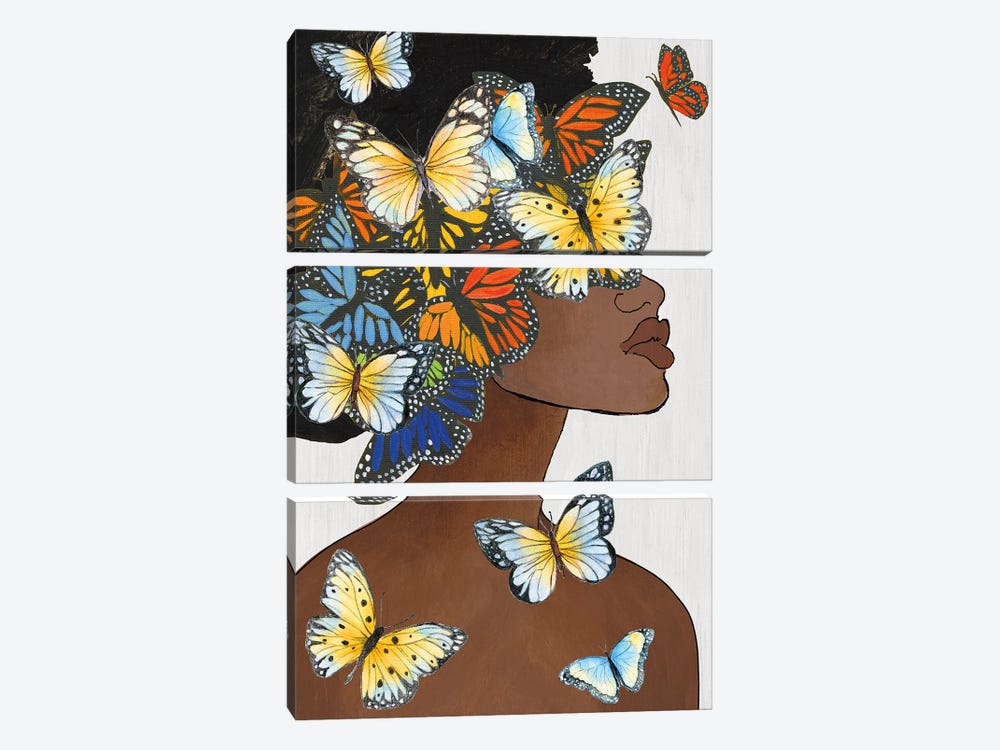 Butterfly Way by Tava Studios 3-piece Canvas Art