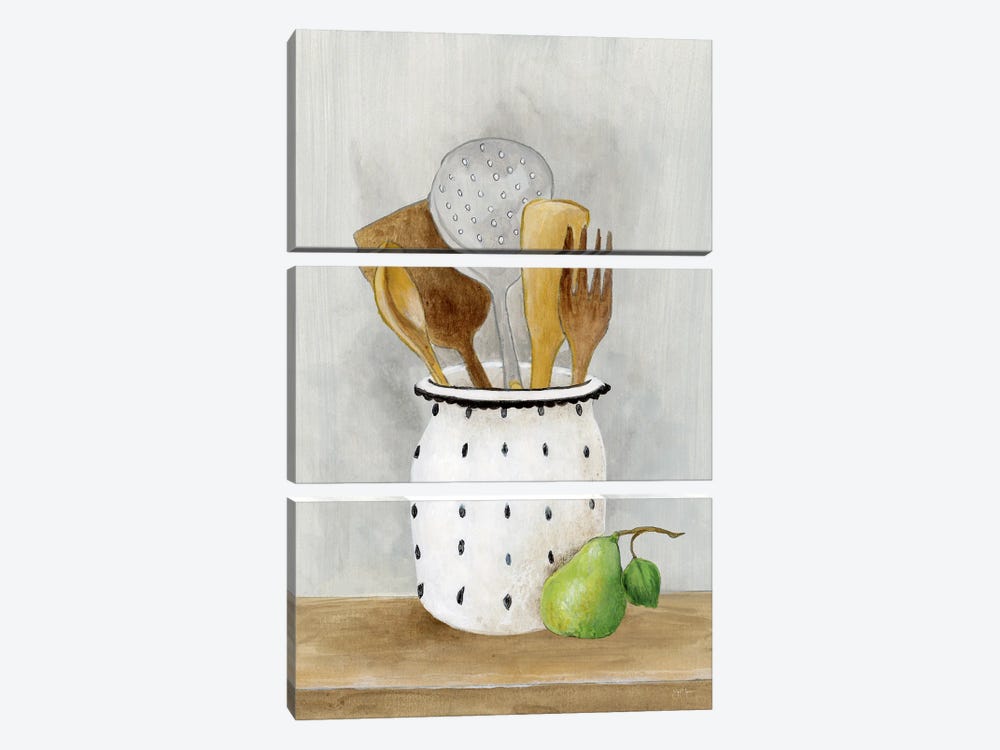 Cottage Kitchen I by Tava Studios 3-piece Canvas Print
