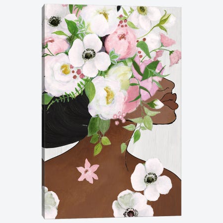 Floral Way Canvas Print #TAV361} by Tava Studios Canvas Artwork