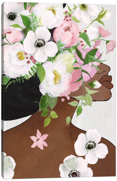 Floral Way Canvas Art Print - Tava Studios