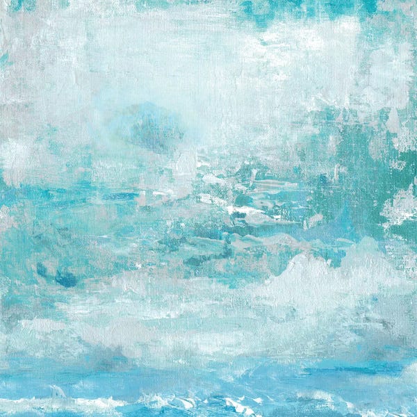 Minimalist Paintings: Aqua Skies by Tava Studios