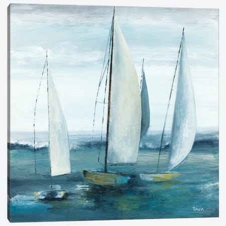 Out To Sea Canvas Print #TAV82} by Tava Studios Canvas Artwork