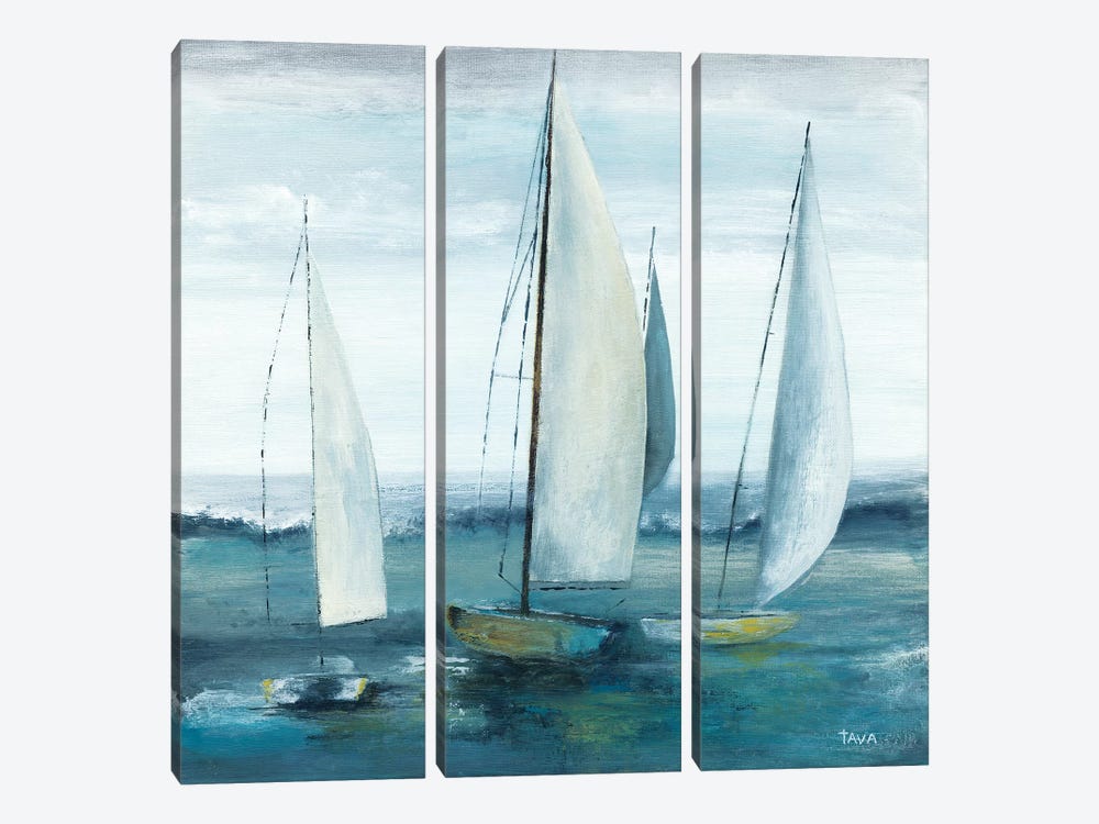 Out To Sea by Tava Studios 3-piece Canvas Print