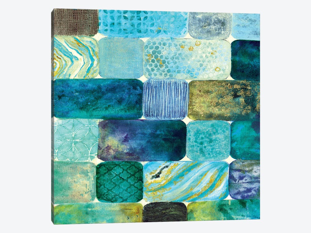 Arranging Sea Glass by Tava Studios 1-piece Canvas Wall Art