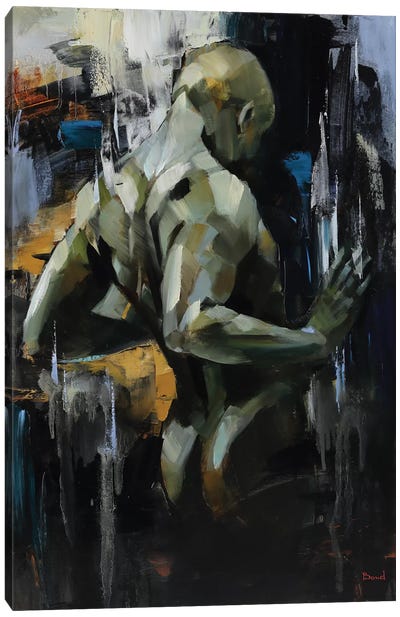 Prometheus Canvas Art Print - Male Nude Art