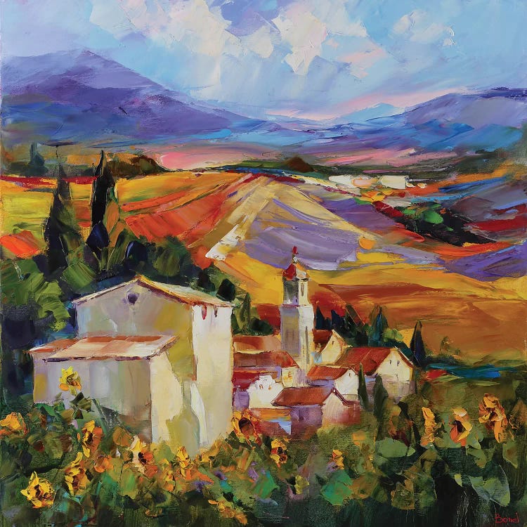Tuscan Love Story by Tatyana Yabloed wall art