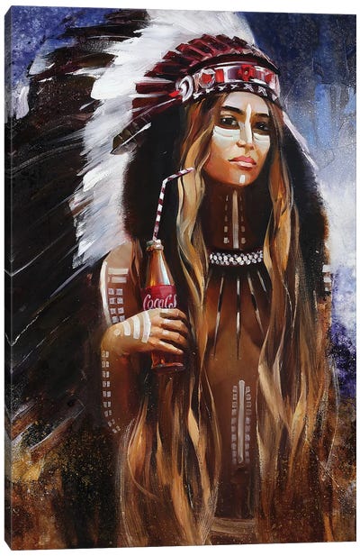 Supernova Canvas Art Print - Indigenous & Native American Culture