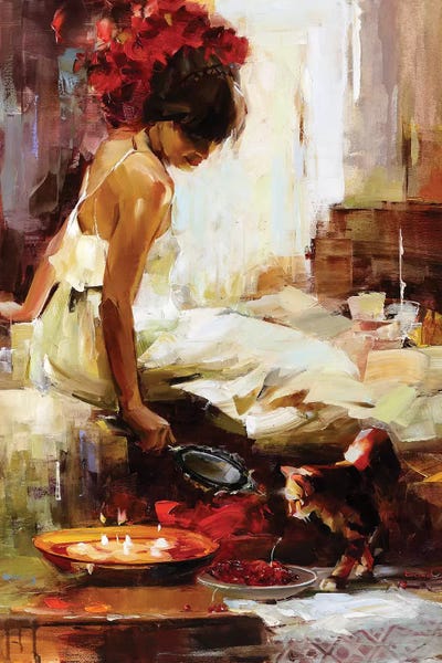 Elixir by Tatyana Yabloed framed canvas print