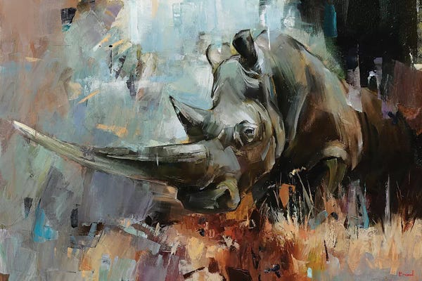 Rhinoceroses: Singleton by Tatyana Yabloed
