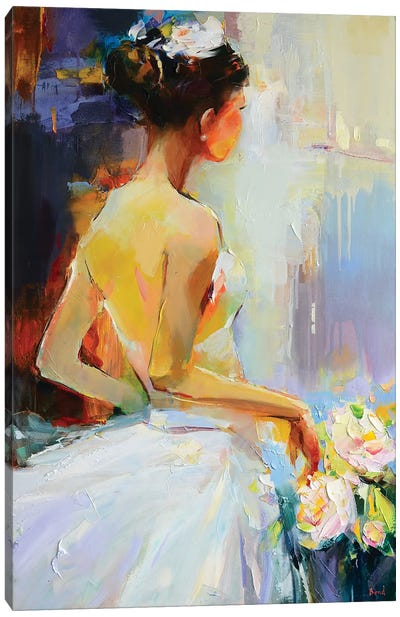 Bright Pearl Canvas Art Print - Tatyana Yabloed