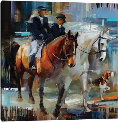The Deep Your Love Canvas Art Print - Equestrian Art