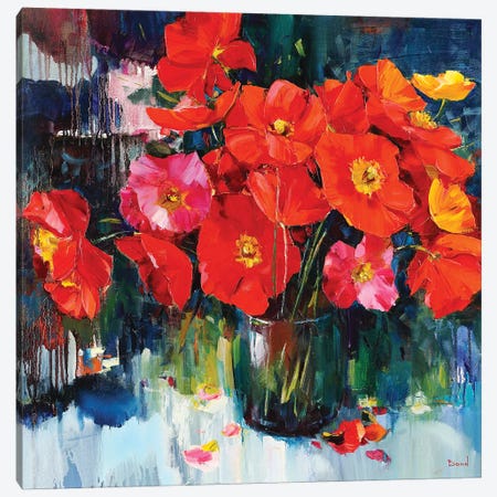 Flowers Fragrance Canvas Print #TAY191} by Tatyana Yabloed Canvas Print