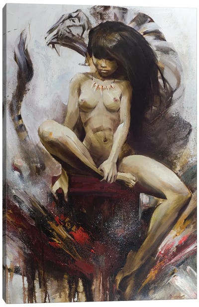 Totem Canvas Art Print - Tatyana Yabloed