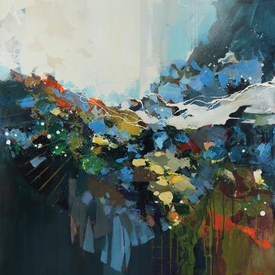 In The Reflection Of Spring by Tatyana Yabloed framed canvas print