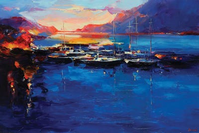 First Pleasure by Tatyana Yabloed framed canvas print