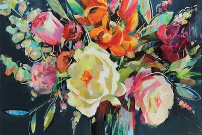 The Dreamer's Spirits by Tatyana Yabloed framed canvas print